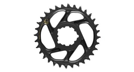 Sram x-sync 2 sl eagle direct mount chainring 6mm offset 12 speed black/gold