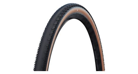 Pneu gravel schwalbe g-one rs pro 700 mm tubeless ready souple addix race e-25 flancs beiges