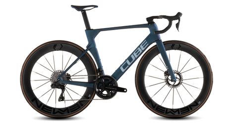 Vélo de Route Cube Litening Aero C:68X SLT Shimano Dura-Ace Di2 12V 700 mm Bleu Atlantis Grid 2026