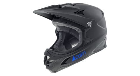 Casque integral cairn x track loc mat noir bleu