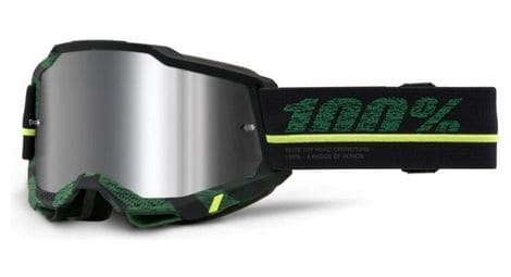 100% accuri 2 green mask / silver mirror lens