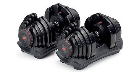 Bowflex - haltère selecttech 1090i réglable de 4 à 41 kg (la paire)