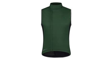 Gilet coupe-vent velo rogelli essential - homme - vert militaire