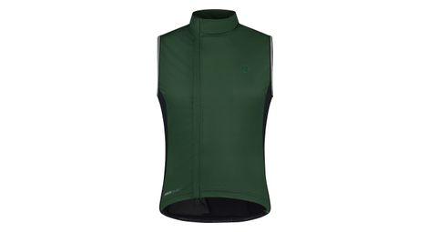 Gilet coupe-vent velo rogelli essential - homme - vert militaire