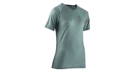 Maillot manches courtes femme leatt mtb allmtn 2.0 pistachio vert