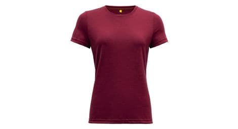 Camiseta de manga corta devold eika merino 150 morada para mujer
