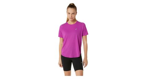 Maillot manches courtes asics road rose femme