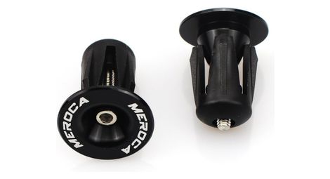 Bouchons de cintre vélo – 22 à 24 mm – vis m4 – noir