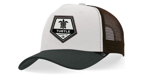 Casquette trucker pour femmes hanukeii turtle blanc