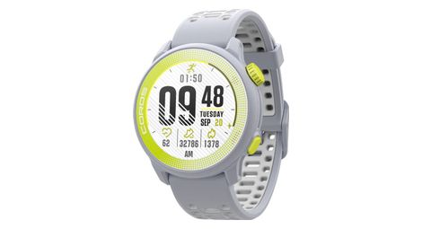 Montre gps coros pace 2 gris jaune édition limitée molly seidel