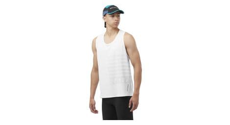 Camiseta de tirantes para hombre salomon sense aero graphic blanca s