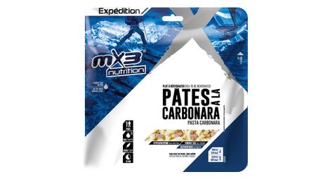 Repas lyophilise mx3 pates a la carbonara hypercalorique xxl 225g