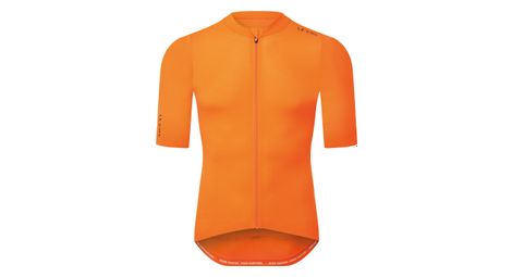 Maglia le col pro leggera arancione a manica corta