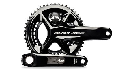 4iiii precision 3+ pro dual side powermeter crankset - shimano dura-ace fc-r9200 50/34t 12s zwart