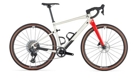 Vélo de gravel bmc urs 01 four sram rival etap axs/gx eagle 12v 700 mm blanc pearl