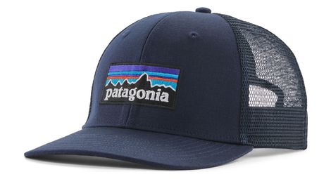 Casquette patagonia p-6 logo trucker bleu marine unisexe