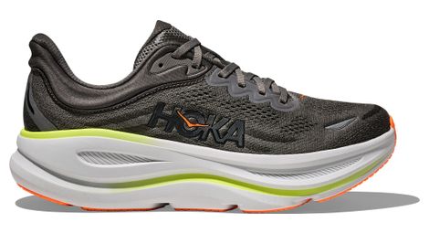 Hoka Bondi 9 Laufschuhe Grau/Orange Herren