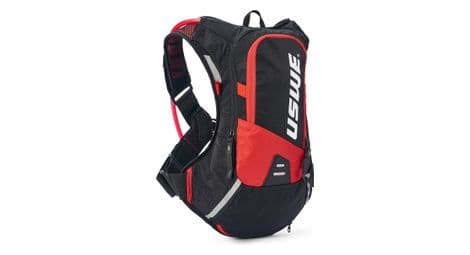 Sac à dos uswe mtb hydro 8l + poche à eau 3l rouge noir