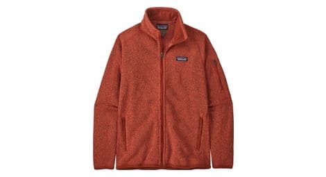 Damen patagonia better sweater fleecejacke rot s