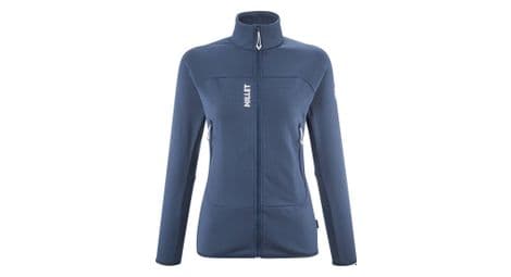 Forro polar millet fusion grid azul para mujer