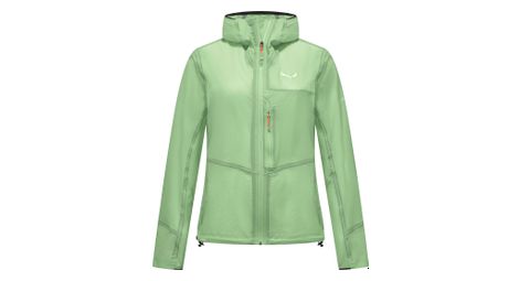 Giacca impermeabile Salewa Pedroc 2 Powertex 2.5L verde da donna