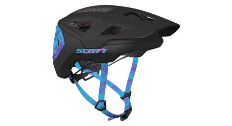 Scott tago plus mtb casco nero/viola