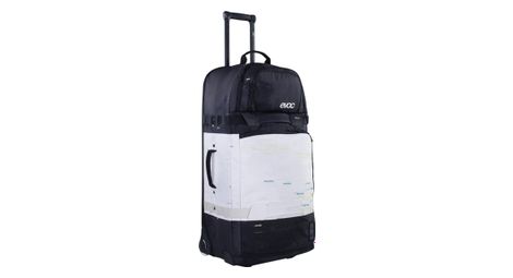 Bolsa de viaje evoc world traveller 125l negra y blanca