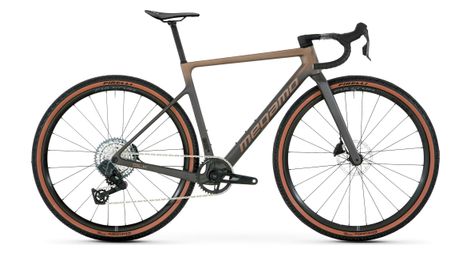 gravel bike megamo silk 04 shimano sram rival xplr axs 13v 700 mm black brown 2026