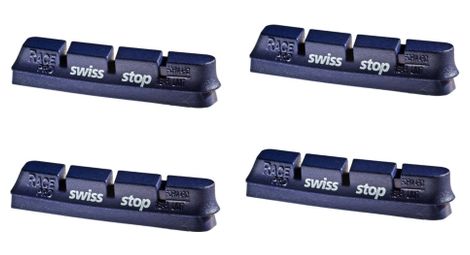 X4 cartouches de patins de frein swissstop racepro bxp pour jantes aluminium pour freins campagnolo