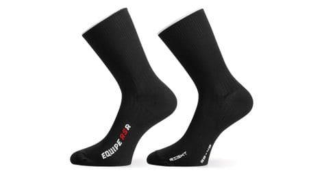 Par de calcetines largos assos rsr socks black