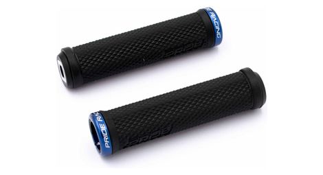Paire de grips pride racing 1 lock bleu
