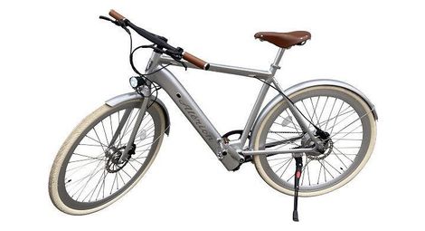 Velo electrique urbain alerion cycles a  silver