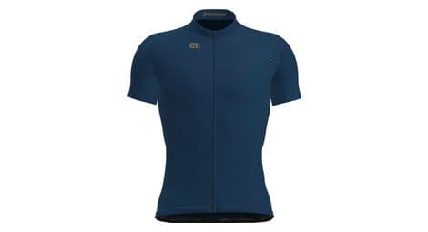 Maillot manches courtes alé asphalt bleu