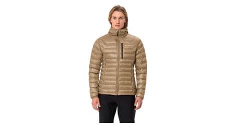 Chaqueta con capucha vaude batura hombre marron