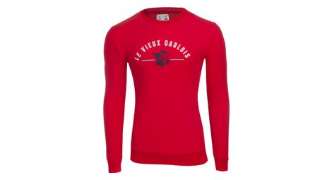 Sweatshirt lebram sport d epoque le vieux gaulois hexagone cherry tomatoe rouge