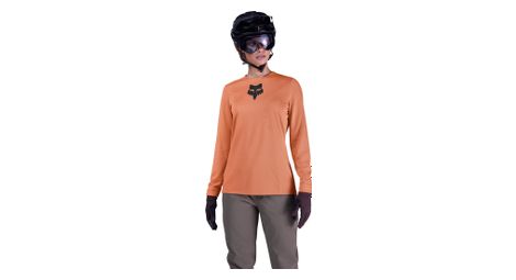 Maillot manches longues femme fox ranger head corail