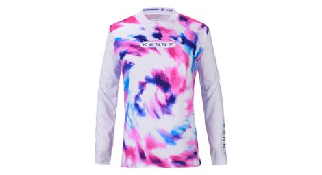 Maillot manches longues kenny charger blanc/rose femme
