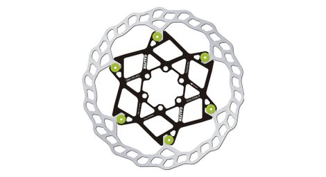 Disque de Frein Flottant Galfer Floating Disc Wave 6 Trous (Pins Vert)