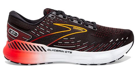 Chaussures de running brooks glycerin gts 20 noir   rouge
