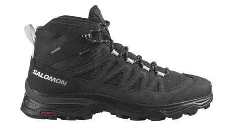 Chaussures de randonnée femme salomon x ward leather mid gore-tex noir