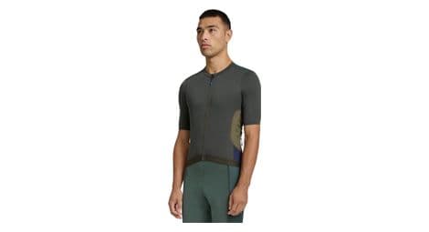 Maap maillot de manga corta alt_road verde oliva quemado s