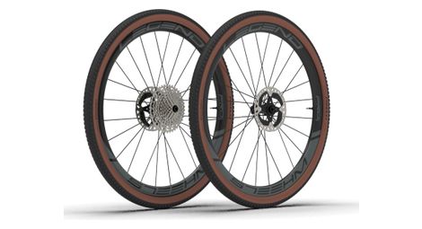 Paire de roues legend wheels 39h pro⁴ - 12x100 - 12x142mm - dt 240 exp - disc centerlock - sram xdr