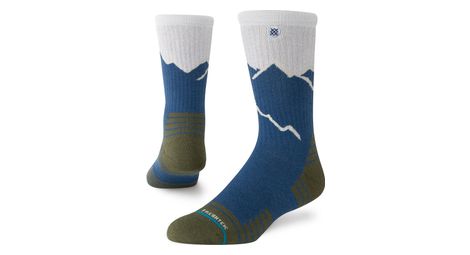 Calzini Stance Peaking Hike Crew blu/bianco/kaki