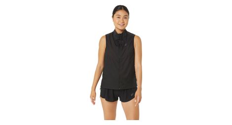 Veste Sans Manches Asics Metarun Packable Noir Femme