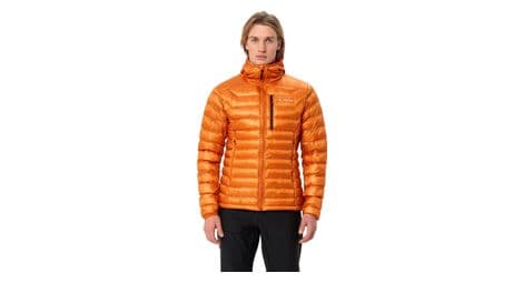 Chaqueta vaude batura hombre con capucha naranja