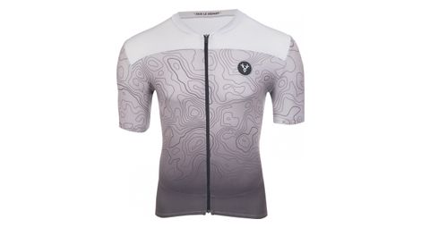 Maillot manches courtes lebram grand ballon gris coupe ajustee