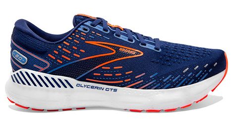 Chaussures de running brooks glycerin gts 20 bleu orange