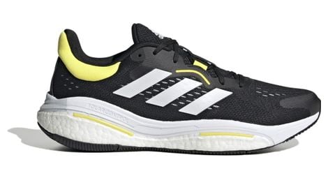 Adidas running solar control shoes black yellow men's