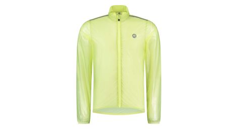 Veste velo pluie vent rogelli emergency - homme - jaune