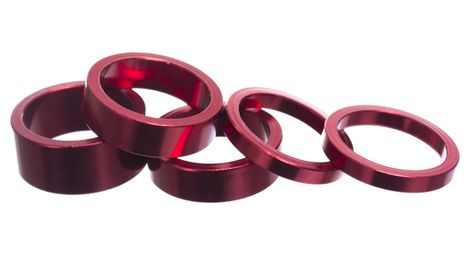 Entretoises de direction parts 8 3 aluminium x5 rouge